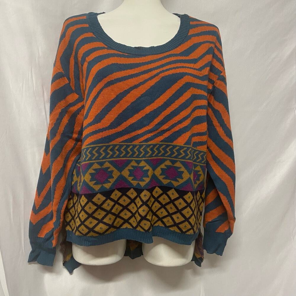 Yahada Sweater Hi Lo Made in USA Size Small Vintage